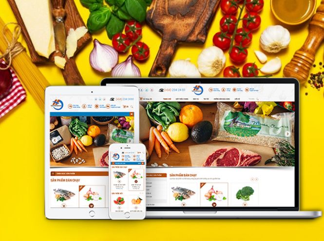 Thiết kế website thực phẩm sạch Quy Nhơn uy tín chất lượng
